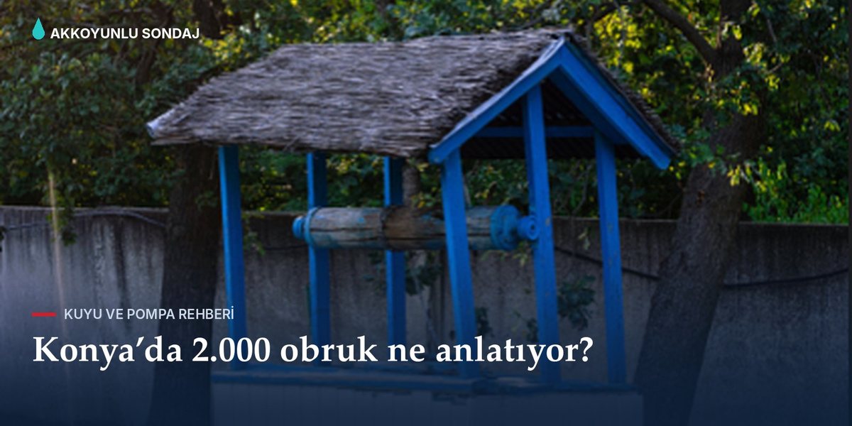 Konya Ovası obruk ve yeraltı suyu